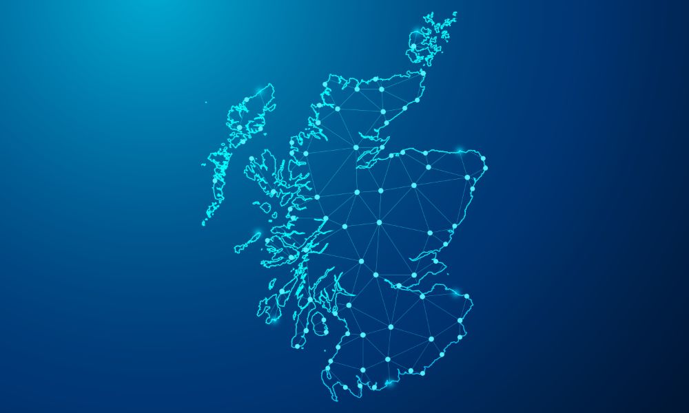 a map of scotland